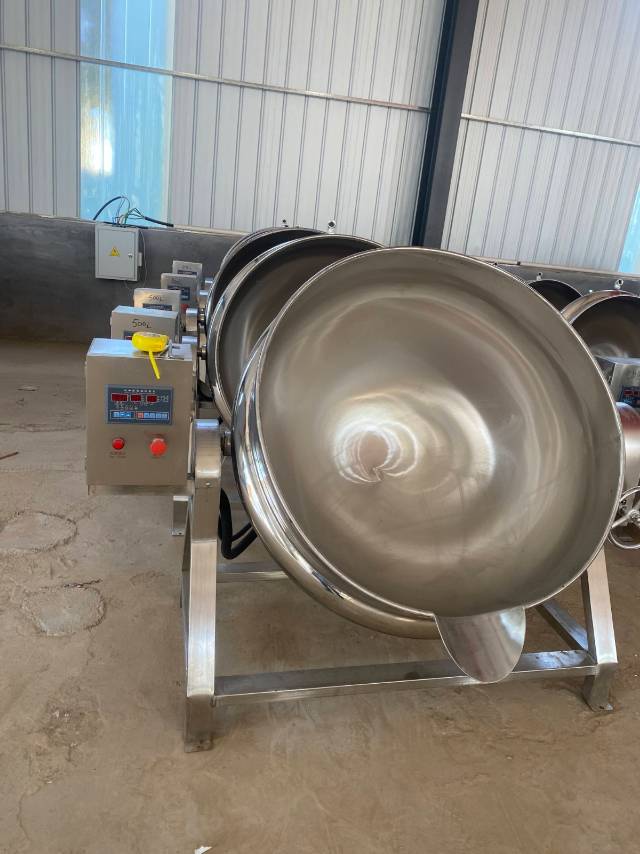 500升电加热夹层锅,多种物料混合搅拌设备