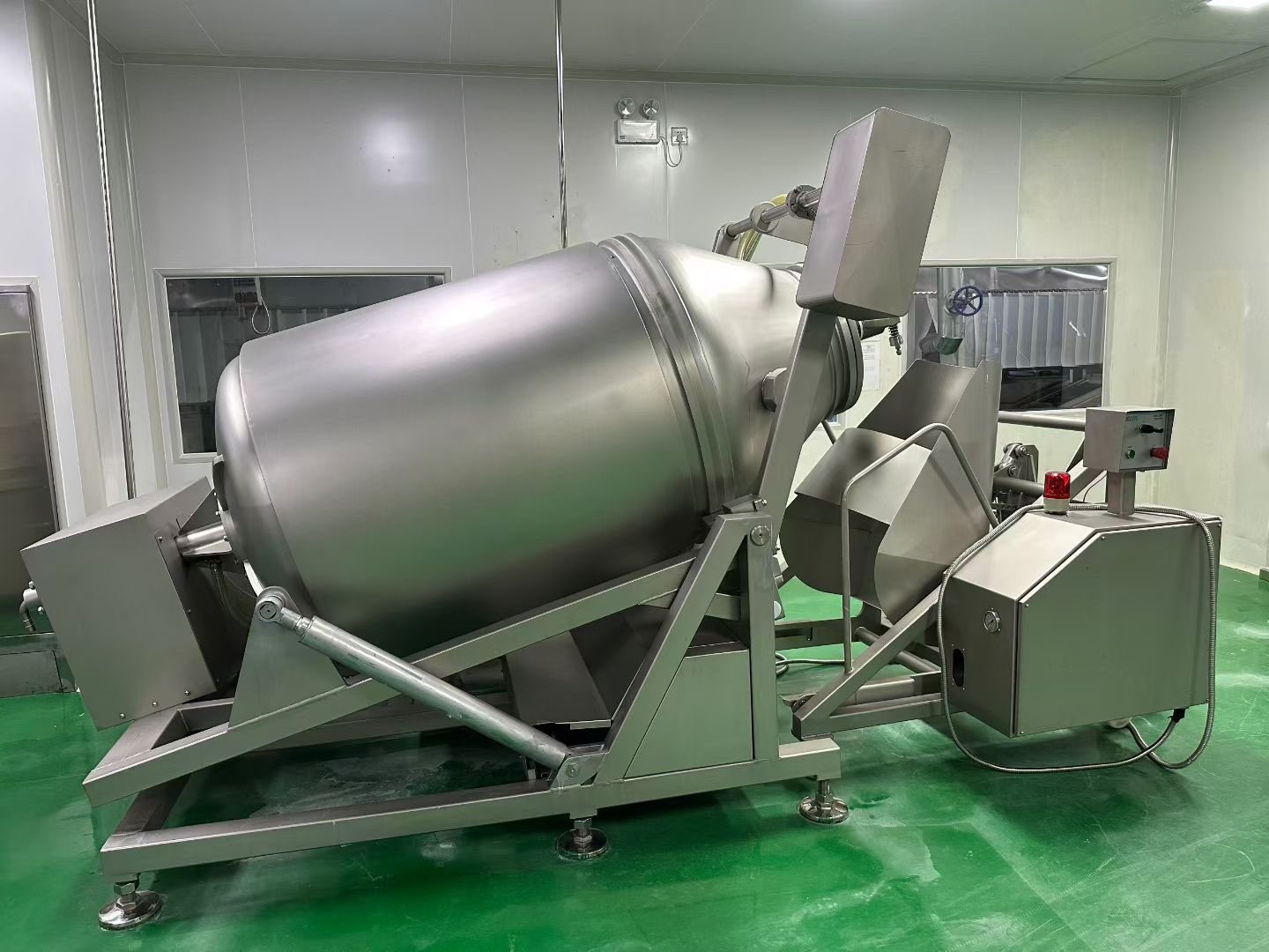 济宁梁山二手滚揉机现货 商用肉制品入味真空滚揉设备 - 缩略图3