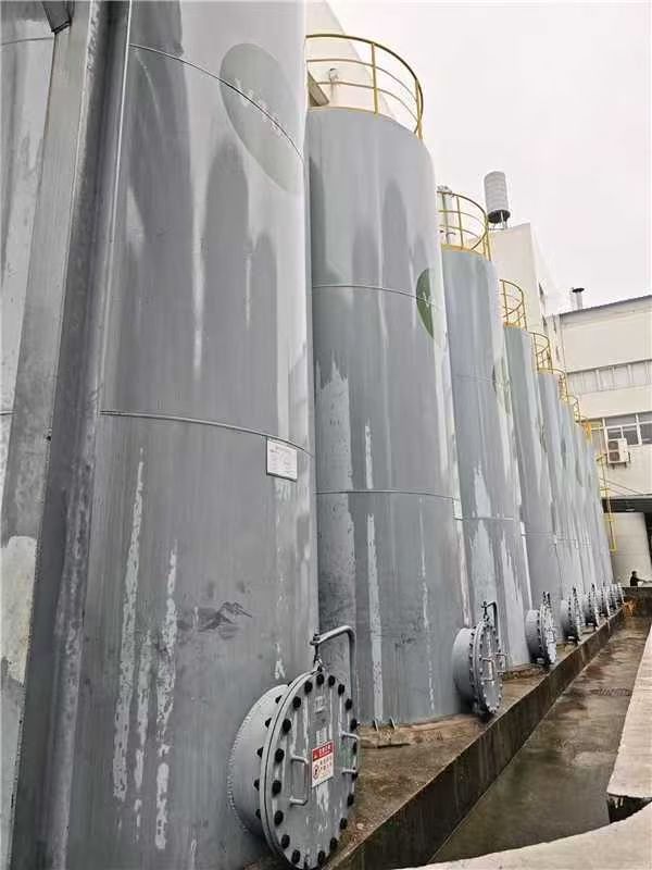 二手龙蟠科技原厂30吨立式碳钢储罐，直径2.6米，高度7米，液体储存罐 - 缩略图6