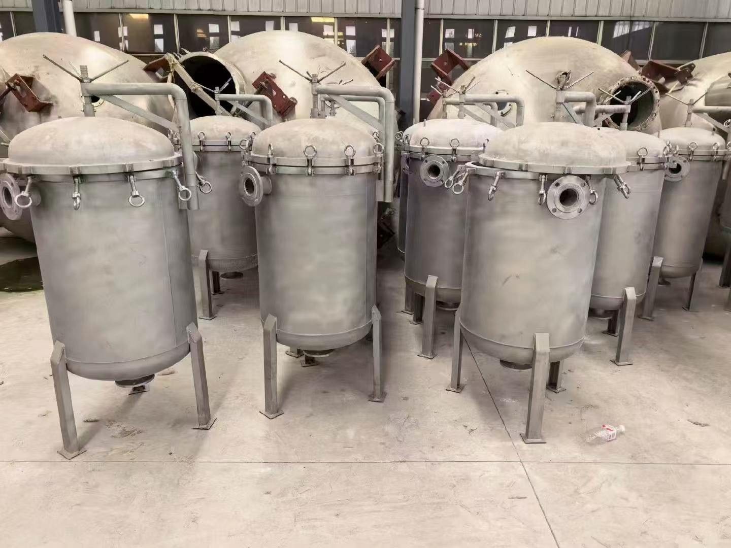 现货304不锈钢多袋式过滤器｜工业布袋过滤机 - 缩略图9
