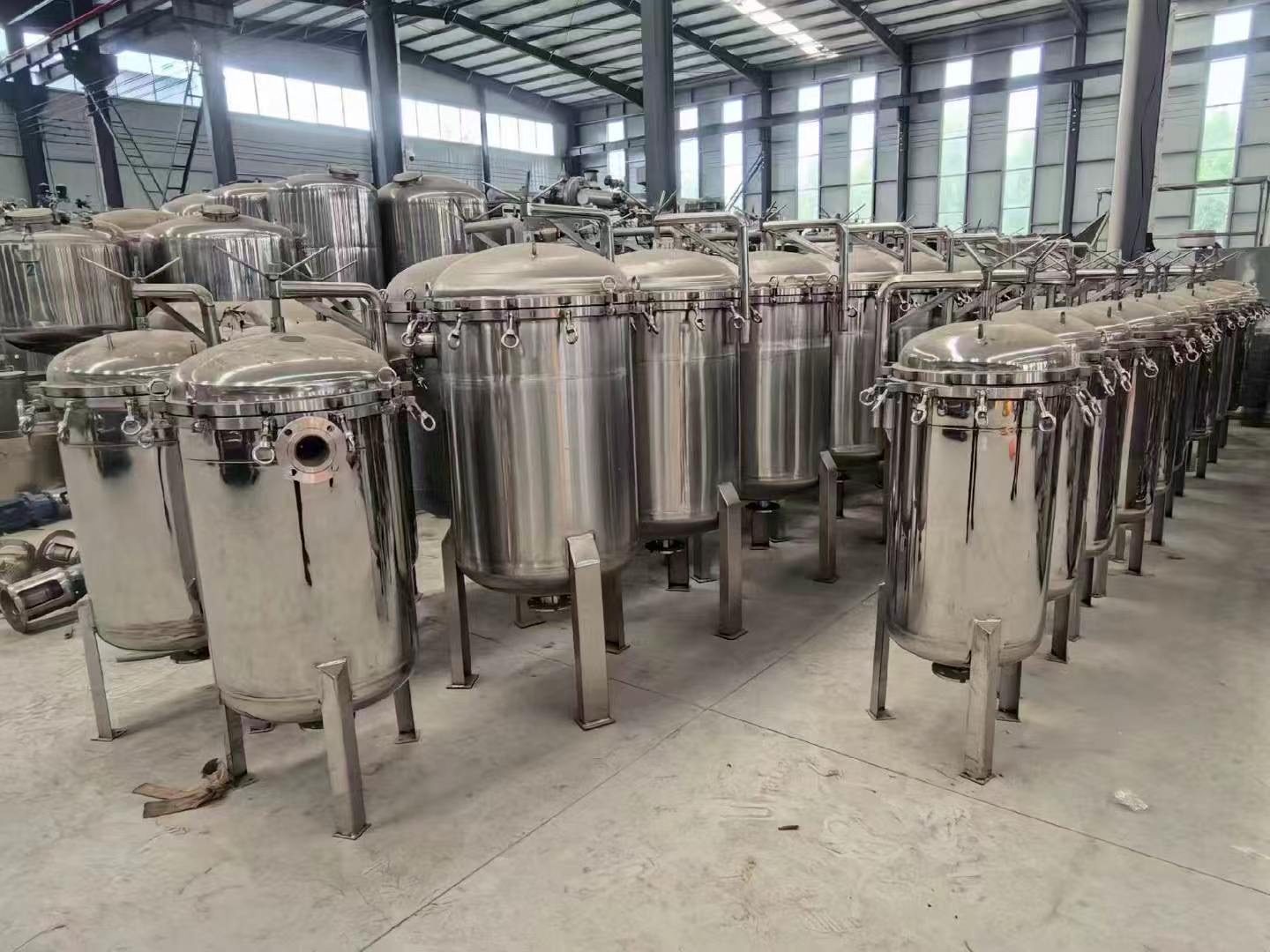 现货304不锈钢多袋式过滤器｜工业布袋过滤机 - 缩略图7