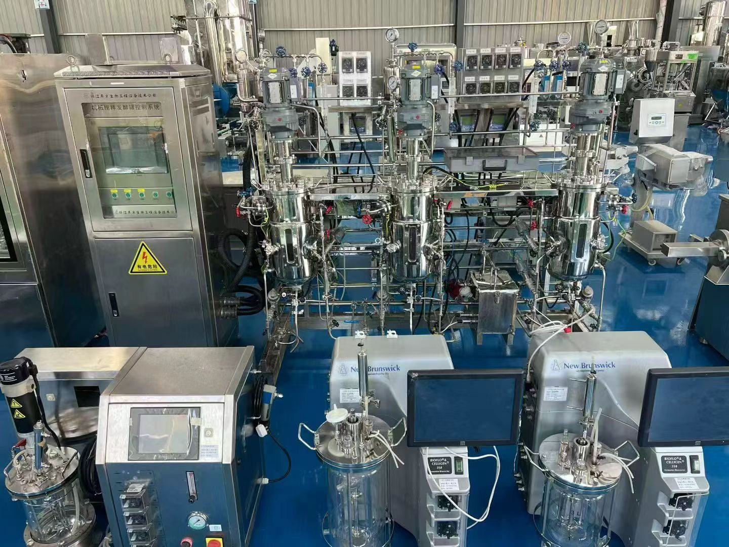 二手生物发酵罐整套｜镇江东方三联发酵系统、New Brunswick玻璃发酵罐、CREATRUST洗瓶机、TWM200粉碎机 实验室生物制药整套设备 - 缩略图9