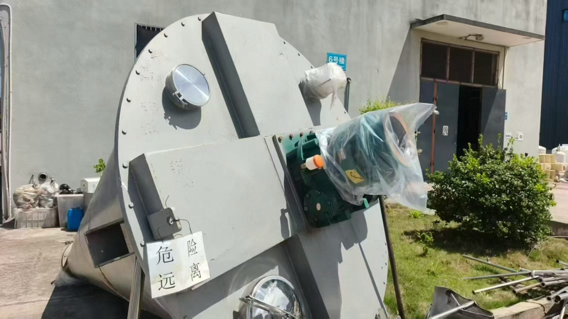二手WH‑5000双螺旋锥形混合机 太阳臣5立方不锈钢锥形混料机 粉体混合设备 - 缩略图8