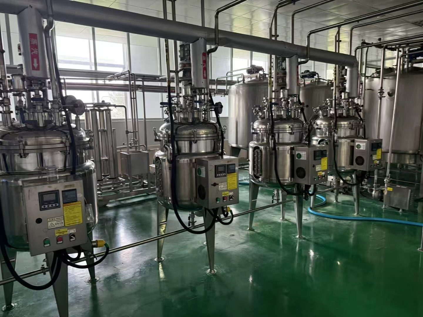 二手利乐集美整套果汁饮料生产线 RCGF12‑5灌装二合一机组含调配杀菌CIP清洗全套设备