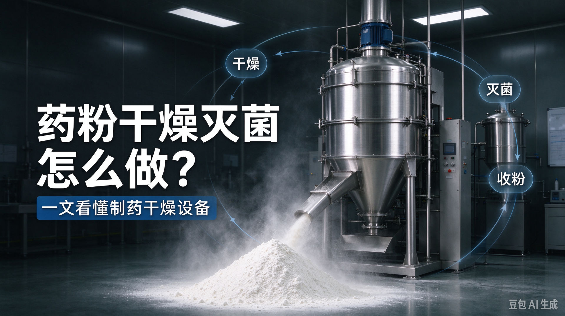 药用粉体干燥灭菌怎么做？一文看懂制药干燥设备