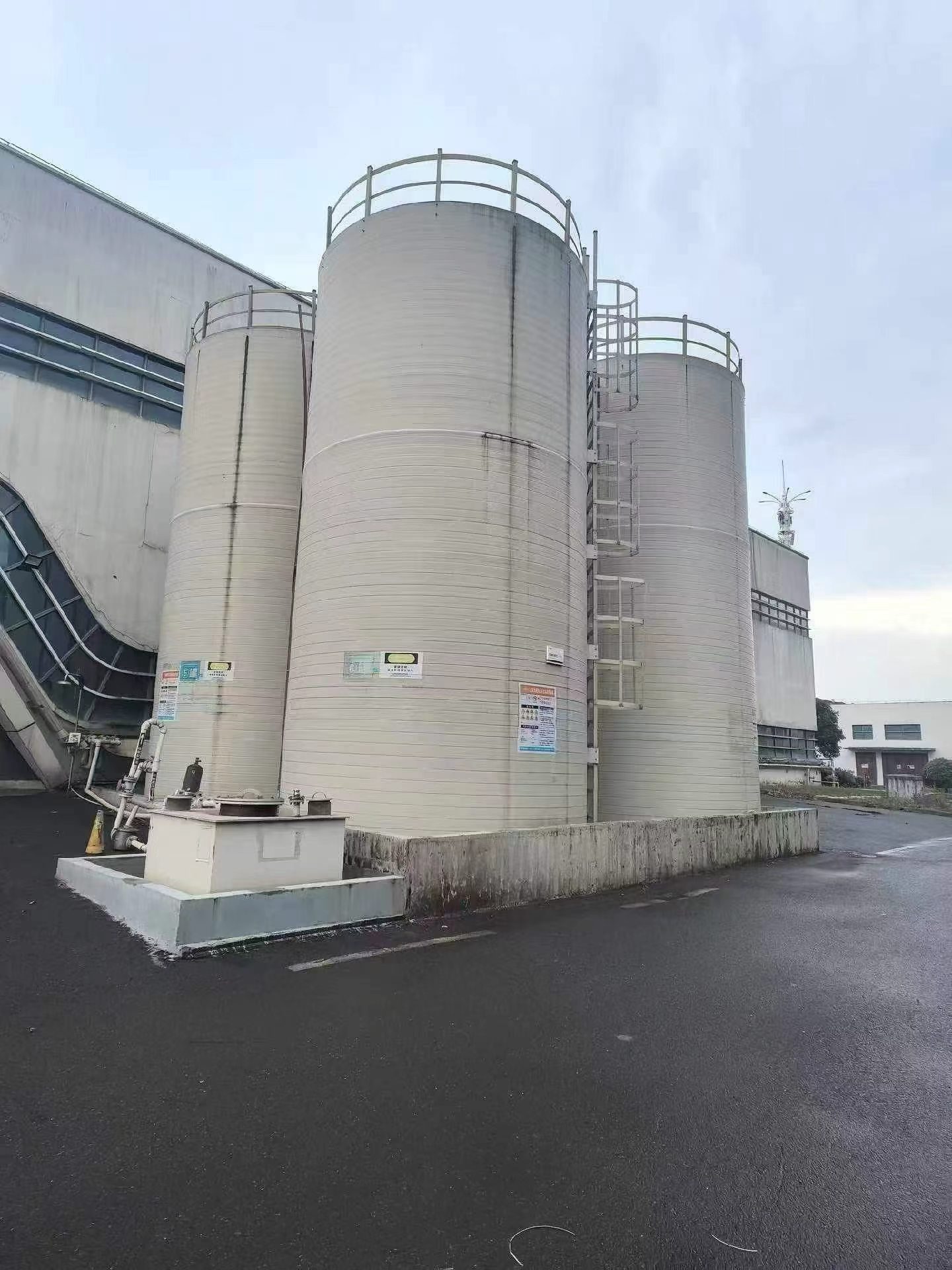 二手PPH立式储罐 100立方缠绕储罐 浙江华南化工耐酸碱储液罐 - 缩略图4
