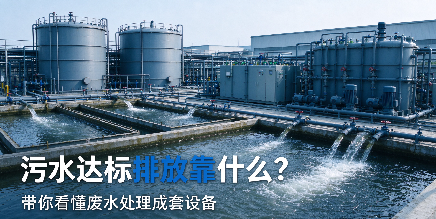 污水达标排放靠什么？带你看懂废水处理成套设备