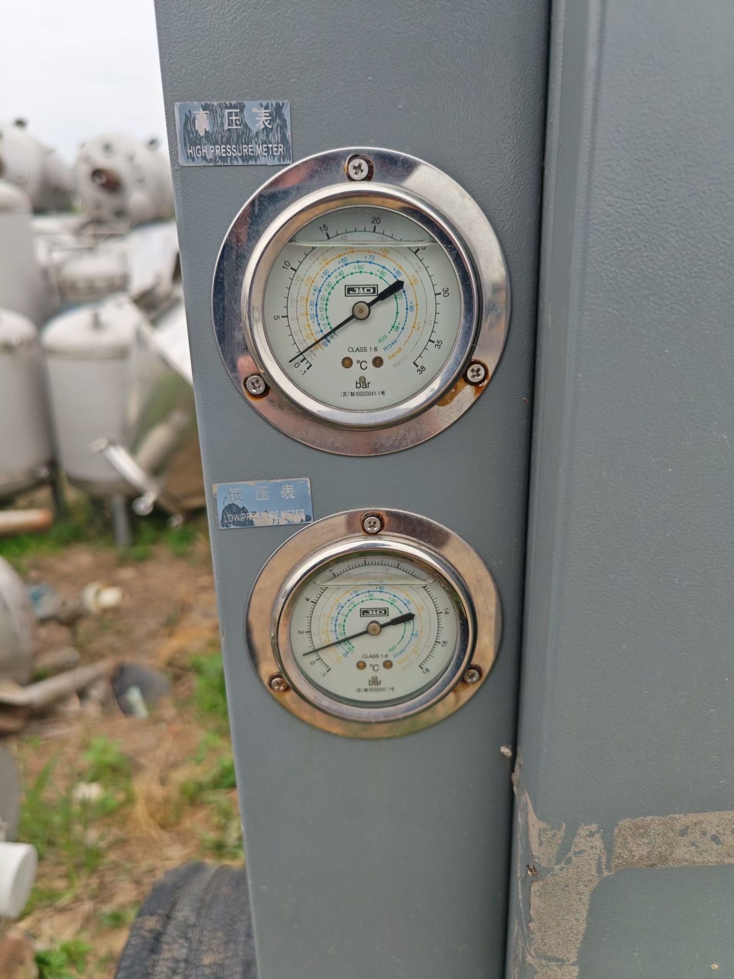 二手久鼎ICW130水冷半封闭双螺杆冷水机组 78KW螺杆冷水机 - 缩略图4