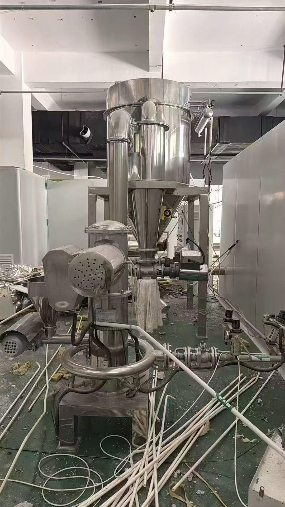 二手博凯BKL流化床对撞式气流粉碎机 30型气流磨 全套带控制柜 - 缩略图2
