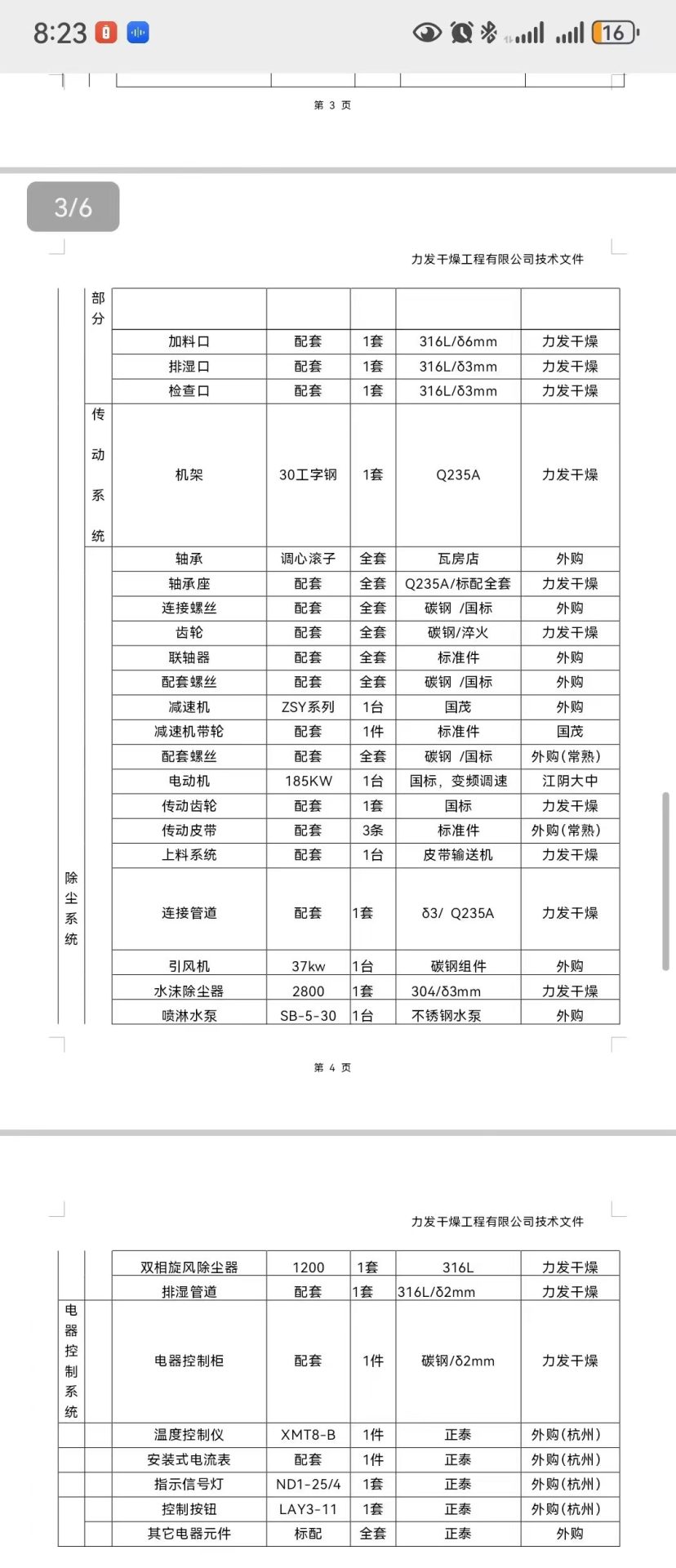 二手力发干燥JYG-270型空心桨叶干燥机 316L材质双轴桨叶干燥设备 - 缩略图8